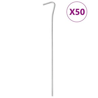 Tentharingen 50 st &Oslash;4 mm 23 cm gegalvaniseerd staal 1