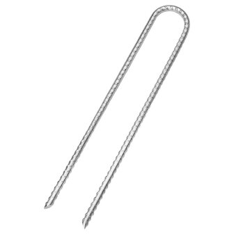 Tentharingen 12 st U-vormig &Oslash;7 mm 30 cm gegalvaniseerd staal 3