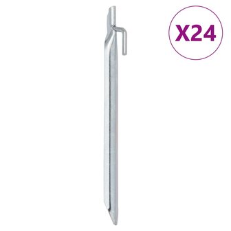 Tentharingen 24 st V-vormig &Oslash;20 mm 24 cm gegalvaniseerd staal 1