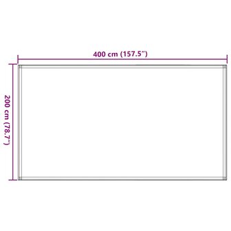 Tenttapijt 200x300 cm HDPE lichtgroen 7