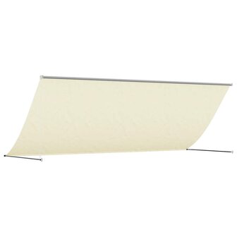 Luifel uittrekbaar 350x150 cm stof en staal cr&egrave;mekleurig 5