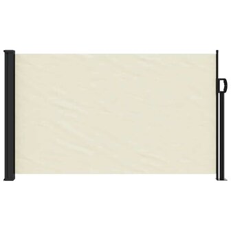 Windscherm uittrekbaar 117x300 cm cr&egrave;mekleurig 3