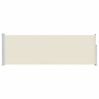Tuinscherm uittrekbaar 100x300 cm cr&egrave;me 4