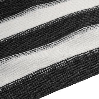 Privacynet 75 g/m&sup2; 1,5x50 m HDPE antracietkleurig en wit 5