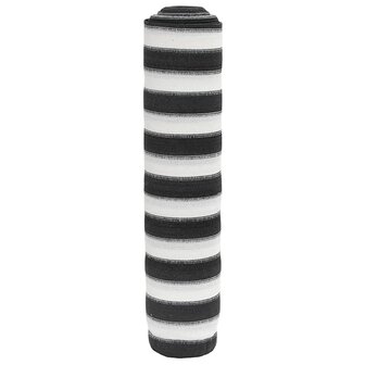 Privacynet 75 g/m&sup2; 1,8x50 m HDPE antracietkleurig en wit 1