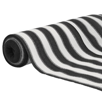 Privacynet 150 g/m&sup2; 1,5x25 m HDPE antracietkleurig en wit 3