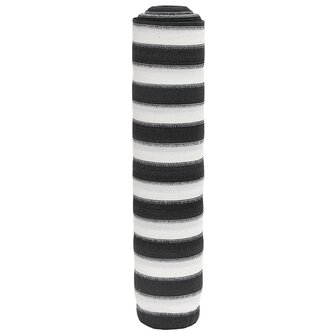 Privacynet 195 g/m&sup2; 1,8x25 m HDPE antracietkleurig en wit 1