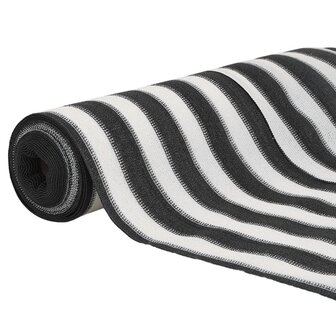 Privacynet 195 g/m&sup2; 1,8x25 m HDPE antracietkleurig en wit 3