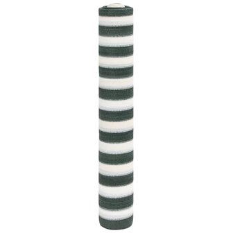 Privacynet 75 g/m&sup2; 1,8x50 m HDPE groen en wit 1