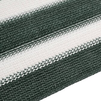 Privacynet 75 g/m&sup2; 1,8x50 m HDPE groen en wit 5