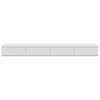 Bedlades met lade Wit 150 x 36,5 x 16,5 cm Bewerkt hout 6