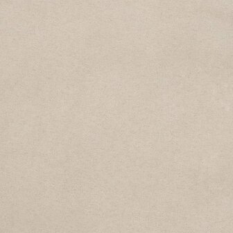 Bankje 70x35x41 cm microvezelstof cr&egrave;me 6