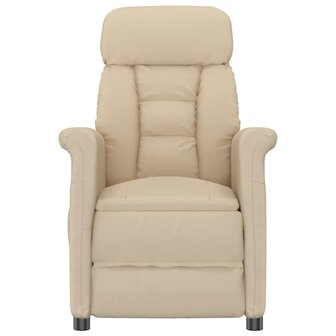 Massagestoel Cr&egrave;me 70.5 x 96.5 x 95 cm Stof en metaal 3