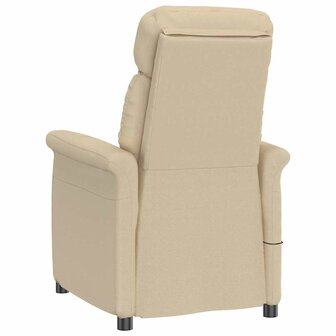 Massagestoel Cr&egrave;me 70.5 x 96.5 x 95 cm Stof en metaal 4