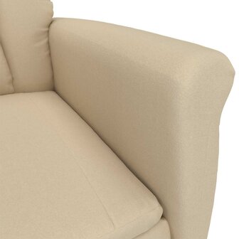Massagestoel Cr&egrave;me 70.5 x 96.5 x 95 cm Stof en metaal 5