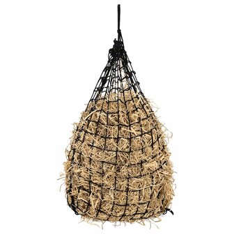 Hooinetten 2 st 100x100 cm rond polypropeen zwart 2