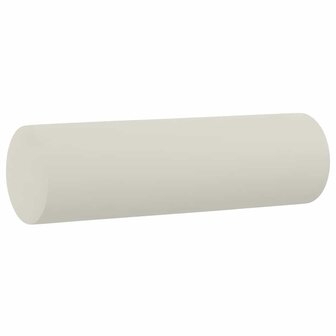 Sierkussens 2 st 15x50 cm fluweel cr&egrave;mekleurig 3