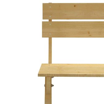 Tuinstoel ge&iuml;mpregneerd grenenhout 4