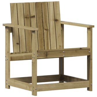 Tuinstoel 62x56x77 cm ge&iuml;mpregneerd grenenhout 2
