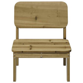 Tuinstoel 60x52,5x72 cm ge&iuml;mpregneerd grenenhout 3