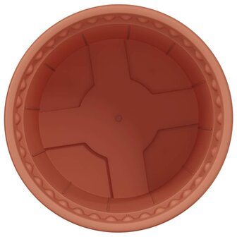 Ronde Bloempot 24 pcs Baksteenrood &Oslash; 12,5 x 10 cm Kunststof 6