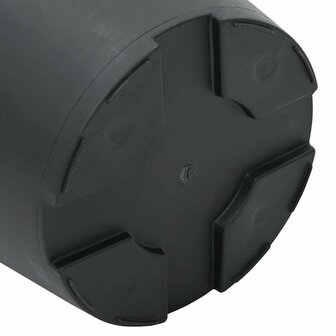 Ronde Bloempot 24 pcs Zwart &Oslash; 19 x 16 cm Kunststof 8
