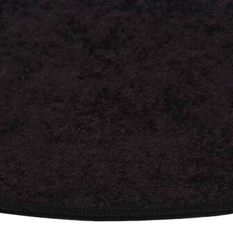 Vloerkleed wasbaar &oslash;120 cm antracietkleurig 3