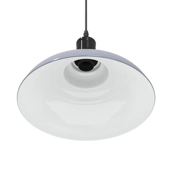 Hanglamp in hoogte verstelbaar E27 &Oslash;31 cm metaal glanzend grijs 9
