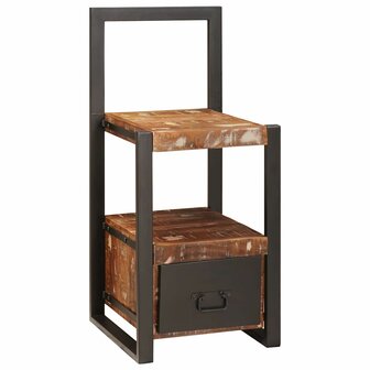 Kledinghouder met lade Multikleur Massief Gerecycled Hout 1