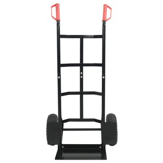 Steekwagen Zwart en Rood 57 x 46 x 113 cm Staal 4