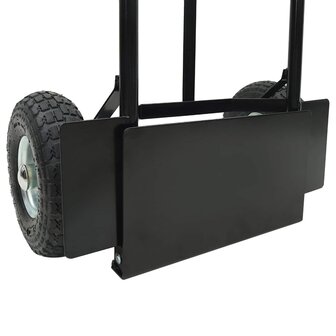 Steekwagen Zwart en Rood 57 x 46 x 113 cm Staal 9