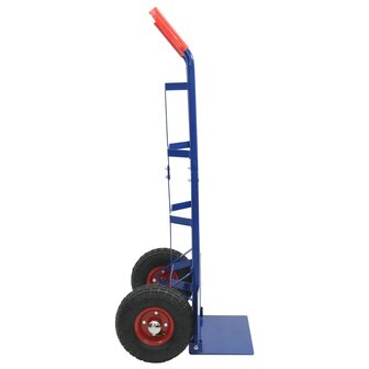 Steekwagen Blauw en Rood 57 x 46 x 113 cm Staal 5
