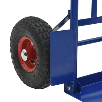 Steekwagen Blauw en Rood 57 x 46 x 113 cm Staal 8