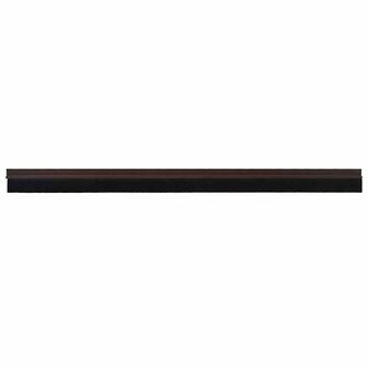 Zelfklevende Deurborstels 2 pcs Bruin 100 cm Aluminium Legering 2