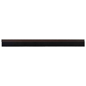 Zelfklevende Deurborstels 2 pcs Bruin 100 cm Aluminium Legering 2