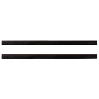 Zelfklevende Deurborstels 2 pcs Bruin 100 cm Aluminium Legering 2