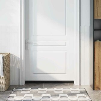 Zelfklevende Deurborstels 2 pcs Bruin 100 cm Aluminium Legering 1