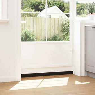 Zelfklevende Deurborstels 2 pcs Bruin 100 cm Aluminium Legering 4