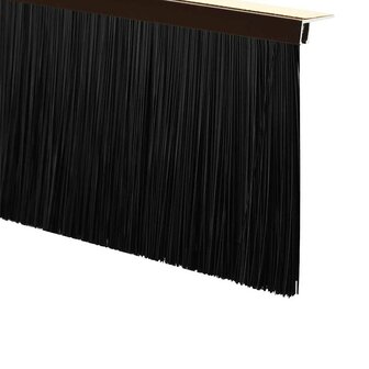 Zelfklevende Deurborstels 2 pcs Bruin 100 cm Aluminium Legering 7