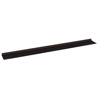 Zelfklevende Deurborstels 2 pcs Bruin 100 cm Aluminium Legering 5