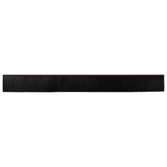 Zelfklevende Deurborstels 2 pcs Bruin 100 cm Aluminium Legering 6