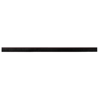 Zelfklevende Deurborstels 6 pcs Bruin 100 cm Aluminium Legering 6