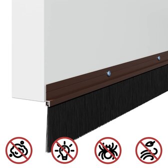 Deurborstel 6 pcs Bruin 100 cm 9