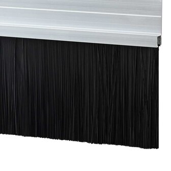 Zelfklevende Deurborstels 6 pcs Zilver 100 cm 6