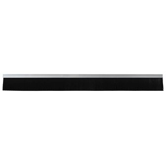 Zelfklevende Deurborstels 6 pcs Zilver 100 cm 2