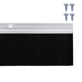 Deurborstel 2 pcs Zilver 100 cm 6