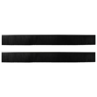 Deurborstel 2 pcs Zilver 100 cm 6