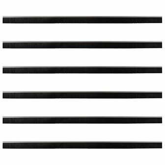 Deurborstel 6 pcs Zilver 100 cm 5