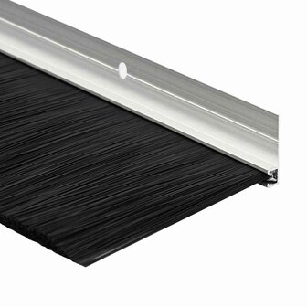 Deurborstel 6 pcs Zilver 100 cm 9