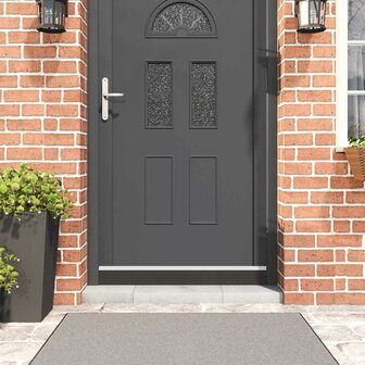 Zelfklevende Deurborstels 2 pcs Wit 100 cm Aluminium Legering 1